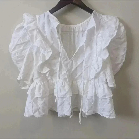 Moon River Sleeve Puff sleeve Blouse - Picture 6 of 6